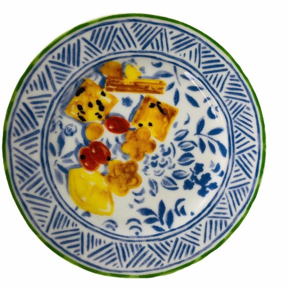 6 Isabelle de Borchgrave Dessert Plates Canapé - Picture 7 of 11